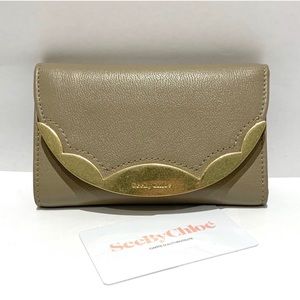 See By Chloe Trifold Leather Wallet